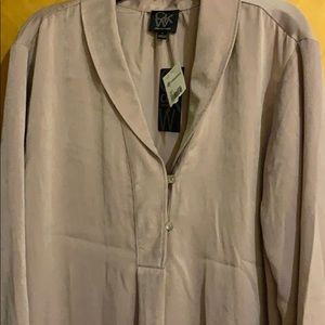 NWT mauve collar shirt size L